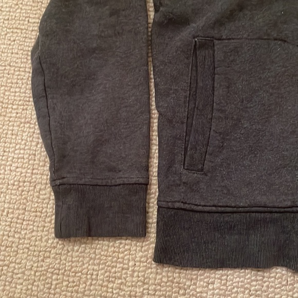 Banana Republic men’s zippered grey cotton hoodie size M - Picture 3 of 4